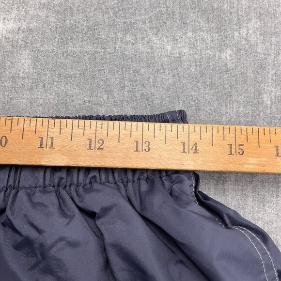 Adidas Track Pants Unisex Large 28w x 31L Blue Stitched Logo Nylon Cotton - Picture 5 of 13